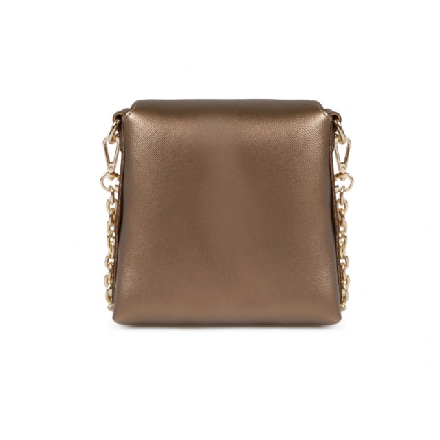 Γυναικεία Τσάντα Ώμου με Αλυσίδα Χρώματος Copper Beverly Hills Polo... Γυναικεία Τσάντα Ώμου με Αλυσίδα Χρώματος Copper Beverly Hills Polo...