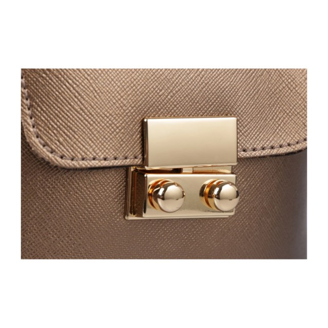 Γυναικεία Τσάντα Ώμου με Αλυσίδα Χρώματος Copper Beverly Hills Polo Club 657BHP0861
