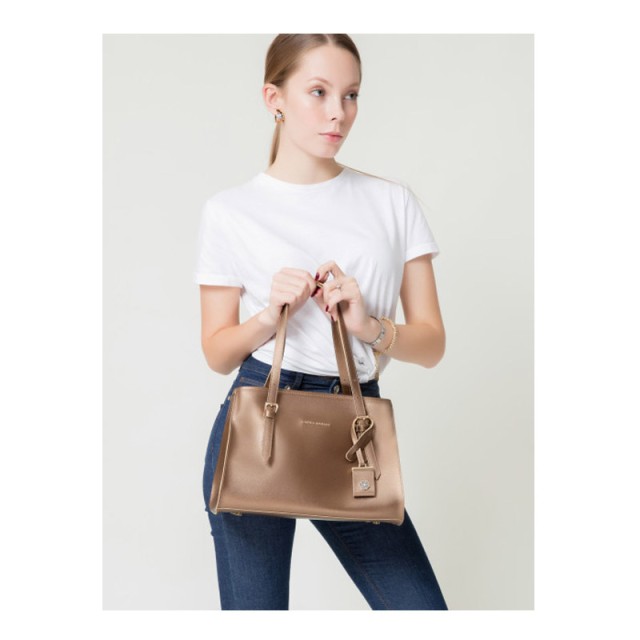 Γυναικεία Τσάντα Ώμου Χρώματος Copper Laura Ashley Kinver 651LAS0803