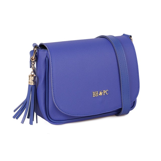 Γυναικεία Τσάντα Χιαστί Χρώματος Μπλε Beverly Hills Polo Club 1107 668BHP0154