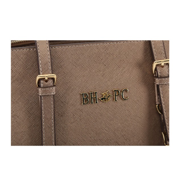 Γυναικεία Τσάντα Χειρός Χρώματος Copper Beverly Hills Polo Club 562...
