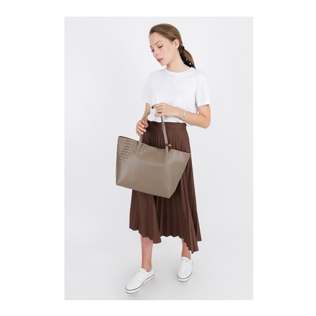 Γυναικεία Τσάντα Χειρός Χρώματος Taupe Laura Ashley Albion 651LAS1696