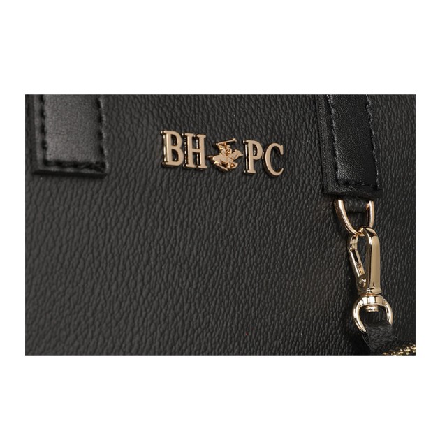 Γυναικεία Τσάντα Χειρός Χρώματος Μαύρο Beverly Hills Polo Club 1106 668BHP0141