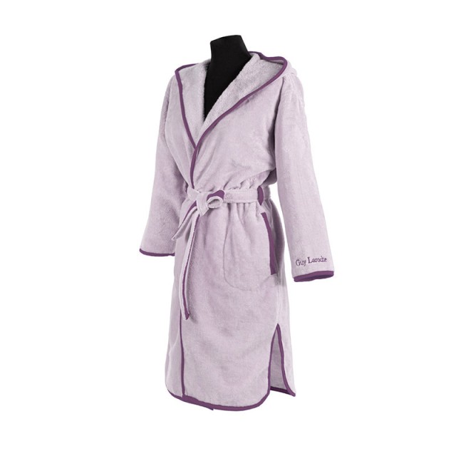 Γυναικείο Μπουρνούζι με Κουκούλα New Comfy Lilac Guy Laroche 1131090121022 - 12 άτοκες δόσεις και 5% cash back