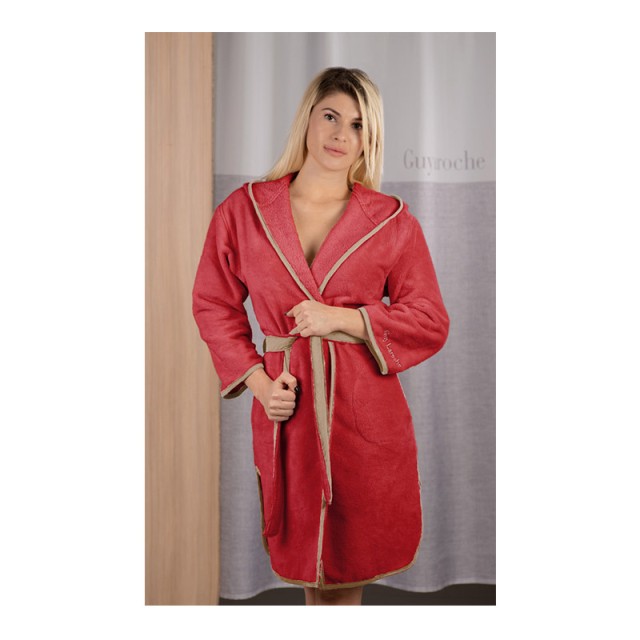 Γυναικείο Μπουρνούζι με Κουκούλα New Comfy Red Guy Laroche 1131090121026