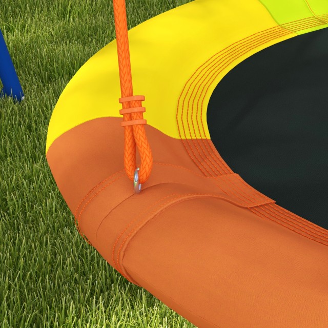 Outsunny Garden Nest Swing για 1-2 Παιδιά σε ενισχυμένο μέταλλο, 196x172x180cm, Πολύχρωμη 344-076V00MX