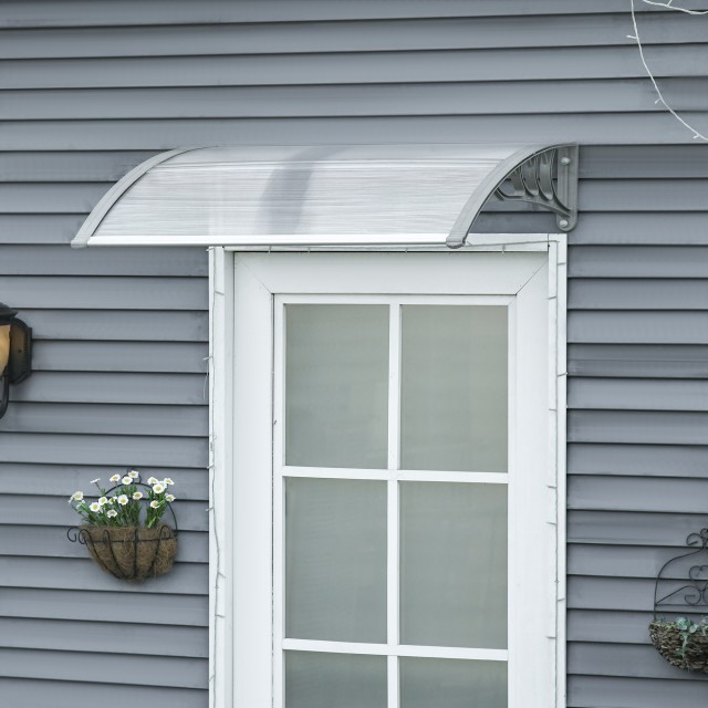 Outsunny κουβούκλιο σε Anti-UV Outdoor Polycarbonate για Πόρτες και Παράθυρα, 100x80cm B70-051V01