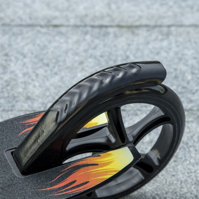 HOMCOM Scooter για παιδιά 7-14 ετών με τιμόνι ρυθμιζόμενο σε 3 ύψη, 86x35x93/98/103 cm, μαύρο 371-046V01BK