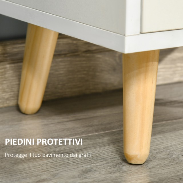 HOMCOM Βιβλιοθήκη Ράφι με 3 Ράφια και 1 Ξύλινο Ντουλάπι, 40x30x129,... HOMCOM Βιβλιοθήκη Ράφι με 3 Ράφια και 1 Ξύλινο Ντουλάπι, 40x30x129,...