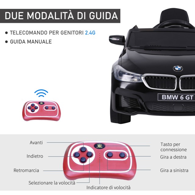 Homcom Electric Car 6 V with Remote Control for Children PP 106 x 6...
