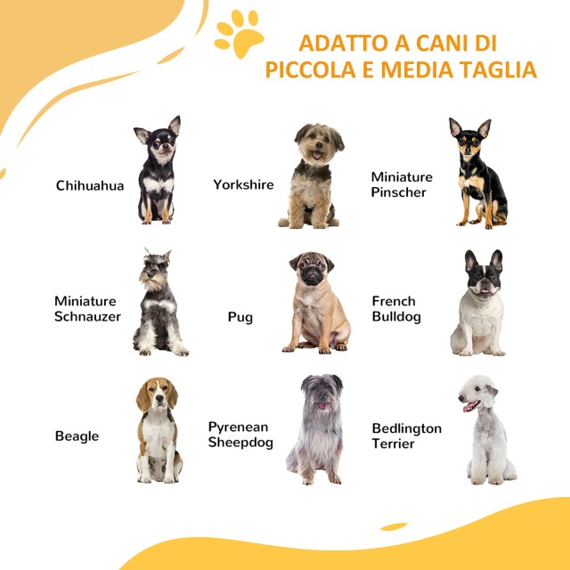 PawHut Dog Gate για Μικρά και Μεσαία Μεγέθη με Αυτόματο Κλείσιμο, σε Ατσάλι και PA, 74-100x76 cm, Λευκό D06-212V01WT