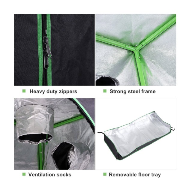 Υδροπονική Σκηνή Εσωτερικού Χώρου Καλλιέργειας Φυτών 120 x 60 x 150...