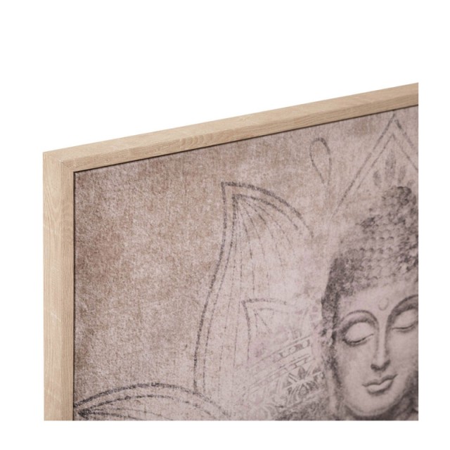 Υφασμάτινος Πίνακας σε Καμβά με Κορνίζα 60 x 90 cm Buddha Atmosphera 185917