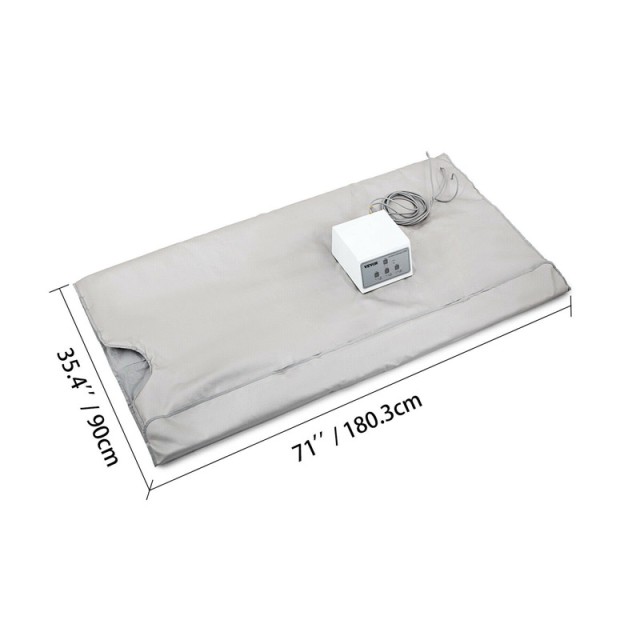 Ηλεκτρική Κουβέρτα Αδυνατίσματος Μονή Sauna 180 x 90 cm VEVOR SNBLANKET00000001V2