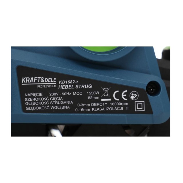 Ηλεκτρική Πλάνη 1550 W King Series Kraft&Dele KD-1682-Z