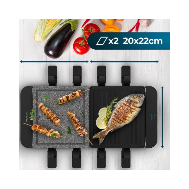 Ηλεκτρική Ψησταριά Raclette Grill 1400 W Cheese&Grill 16000 Inox Mi...