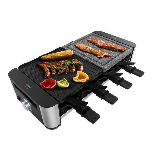 Ηλεκτρική Ψησταριά Raclette Grill 1400 W Cheese&Grill 16000 Inox Mi...