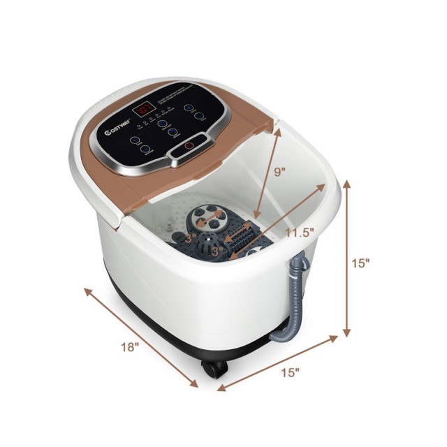 Ηλεκτρική Συσκευή Υδρομασάζ / Shiatsu Ποδιών 500 W Costway EP24368D...