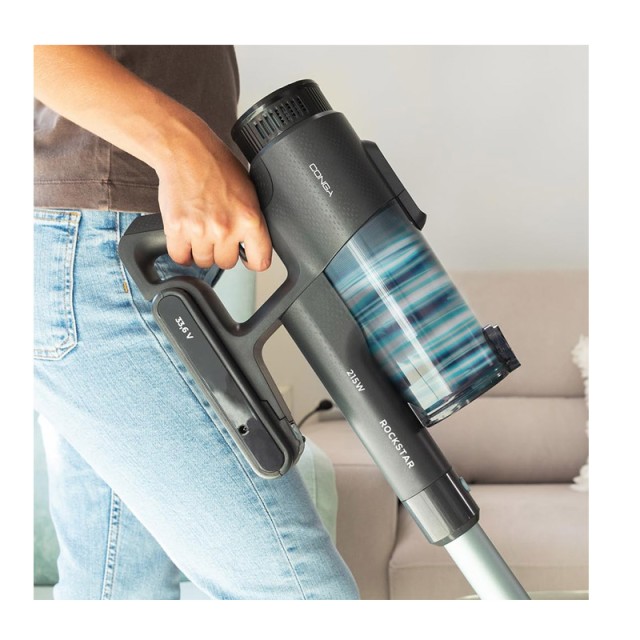 Ηλεκτρική Σκούπα 3 σε 1 Χωρίς Σακούλα Cecotec Conga RockStar 1500 R...