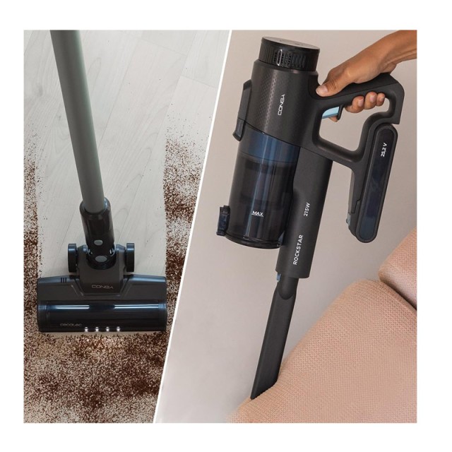 Ηλεκτρική Σκούπα 3 σε 1 Χωρίς Σακούλα Cecotec Conga RockStar 1500 Ray Eternal CEC-09941