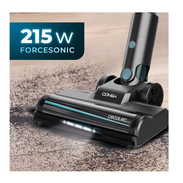Ηλεκτρική Σκούπα 3 σε 1 Χωρίς Σακούλα Cecotec Conga RockStar 1500 R...