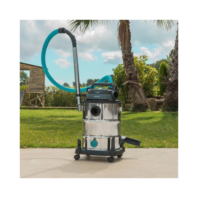 Ηλεκτρική Σκούπα για Στερεά και Υγρά 30 Lt 1600 W Cecotec Conga RockStar Wet&Dry Steel Max Pro CEC-08115