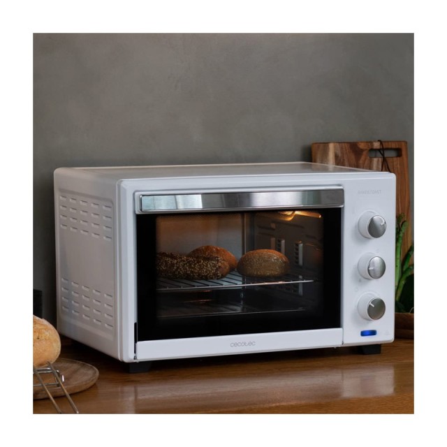 Ηλεκτρικό Φουρνάκι Cecotec Bake & Toast 2800 Χρώματος Λευκό CEC-02238