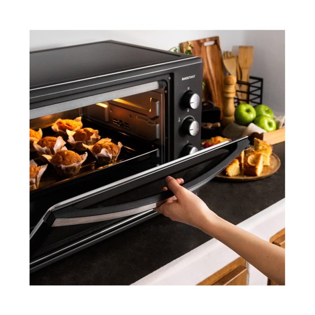 Ηλεκτρικό Φουρνάκι Cecotec Bake & Toast 6000 Gyro Χρώματος Μαύρο CEC-02249