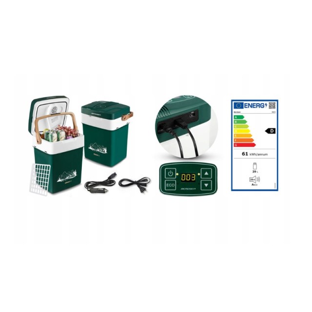 Ηλεκτρικό Φορητό Ψυγείο Θερμαντήρας 29 Lt 12 V Icemax Berdsen 3826