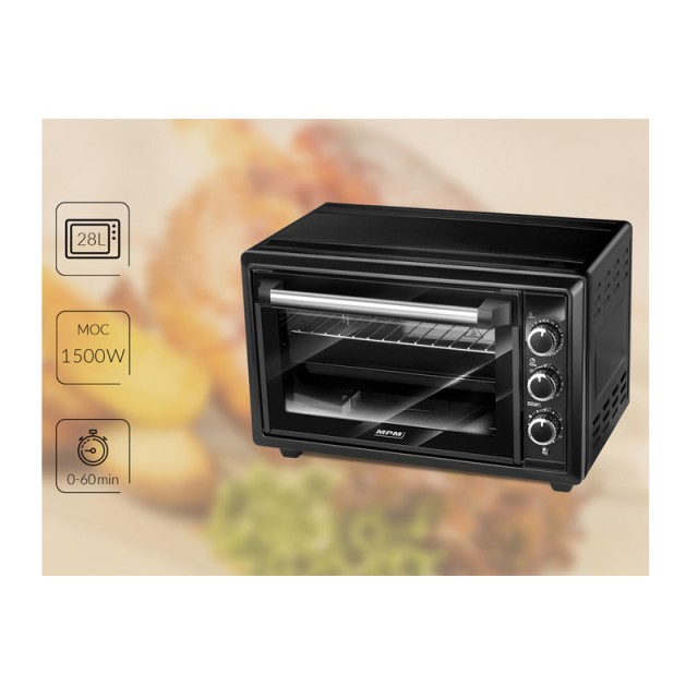 Ηλεκτρικό Φουρνάκι 28 Lt 1500 W MPM MPE-28/T