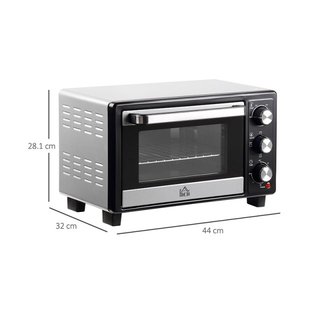 Ηλεκτρικό Φουρνάκι 16 Lt 1400 W HOMCOM 800-083V90