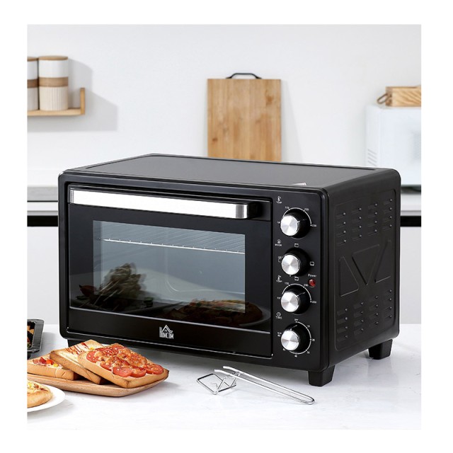 Ηλεκτρικό Φουρνάκι 32 Lt 1600 W HOMCOM 800-087BK