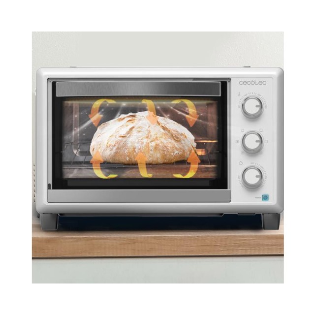 Ηλεκτρικό Φουρνάκι Cecotec Bake & Toast 2600 4Pizza White CEC-03813