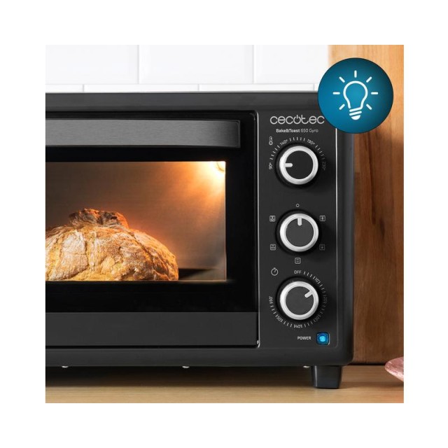 Ηλεκτρικό Φουρνάκι Cecotec Bake & Toast 3090 Gyro Black CEC-03819