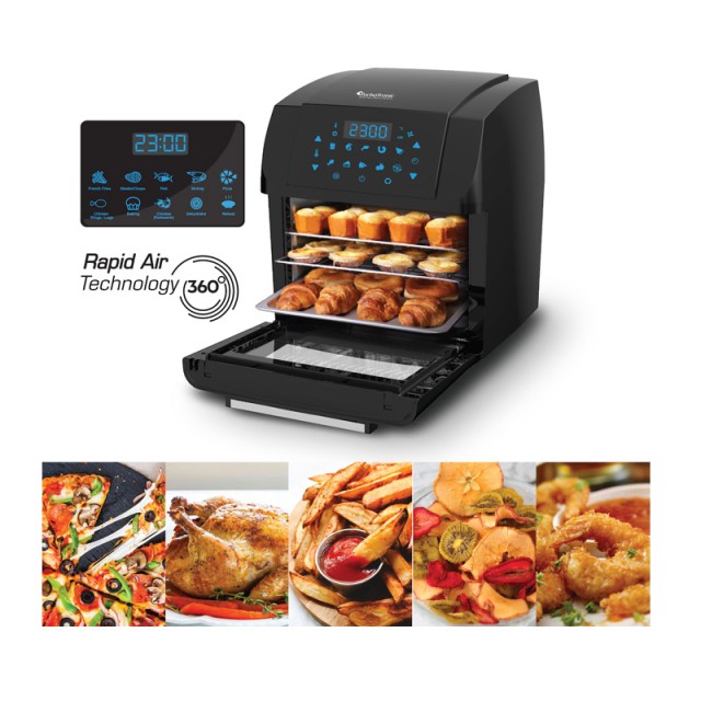 Ηλεκτρικό Φουρνάκι - Φριτέζα Air Fryer 12 Lt με 10 Προγράμματα 1500...
