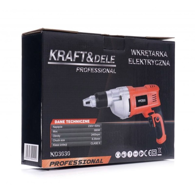 Ηλεκτρικό Κατσαβίδι 880 W Kraft&Dele KD-3030