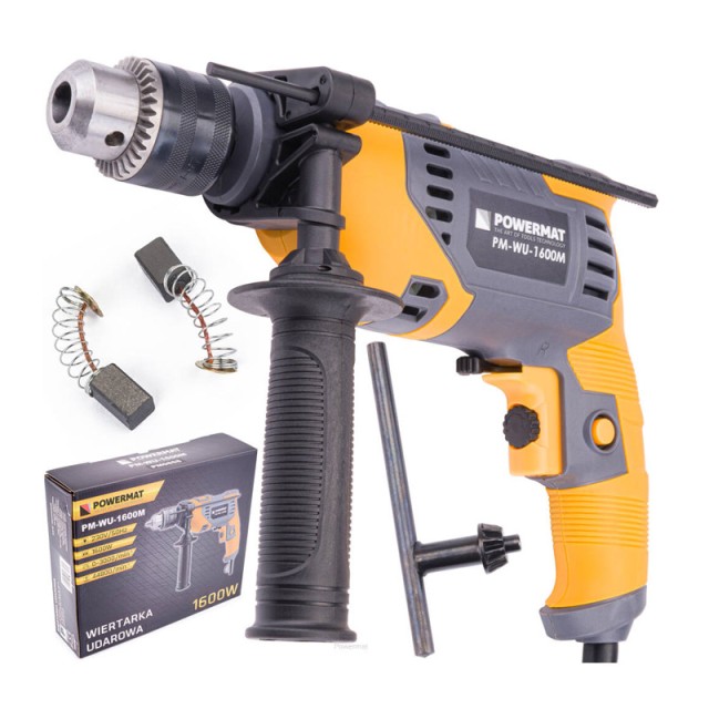Ηλεκτρικό Κρουστικό Δράπανο 1600 W POWERMAT PM-WU-1600M