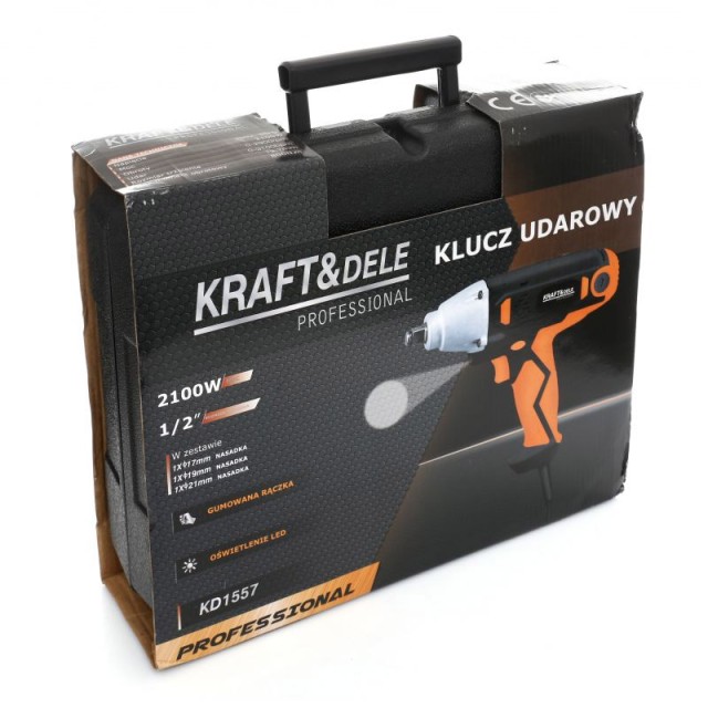 Ηλεκτρικό Μπουλονόκλειδο 1/2 2100 W Kraft&Dele KD-1557