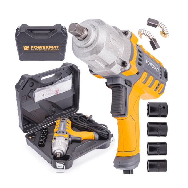Ηλεκτρικό Μπουλονόκλειδο 1/2 800 Nm 2100 W POWERMAT PM-EKU-2100M
