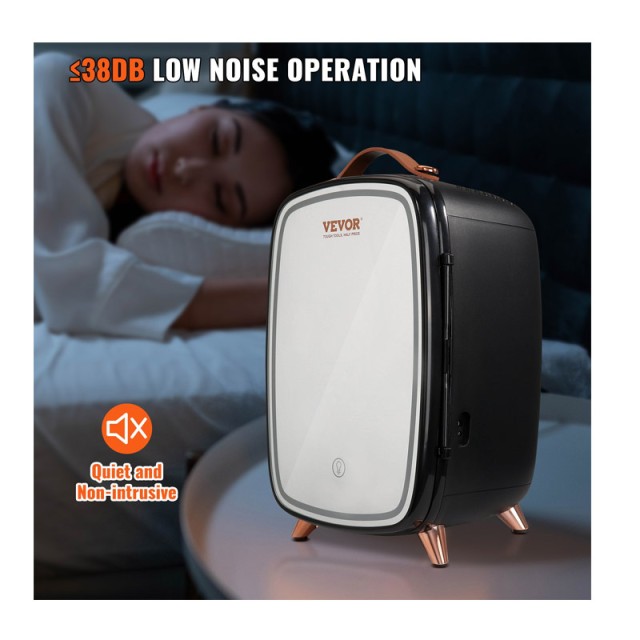 Mini Ηλεκτρικό Ψυγείο Καλλυντικών 6 Lt Ψύξης και Θέρμανσης με Καθρέ...