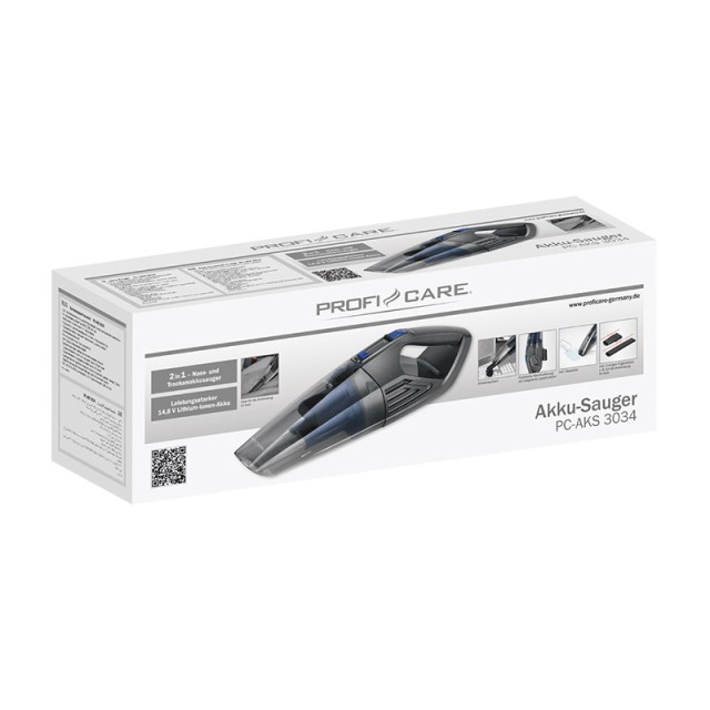 Ηλεκτρικό Σκουπάκι για Στερεά και Υγρά 14.8 V ProfiCare PC-AKS3034