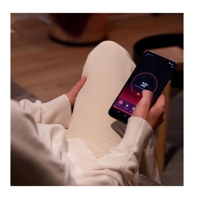 Ηλεκτρικό Τζάκι Τοίχου με WiFi και Τηλεχειριστήριο 35 Cecotec Ready...