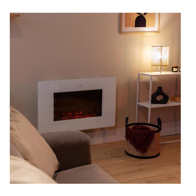 Ηλεκτρικό Τζάκι Τοίχου με WiFi και Τηλεχειριστήριο 35 Cecotec Ready...