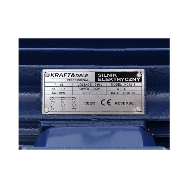 Ηλεκτρικός Κινητήρας 3.0 kW 380 V Kraft&Dele KD-1815