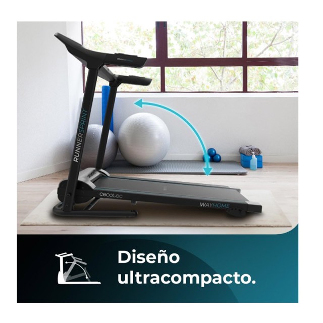 Ηλεκτρικός Αναδιπλούμενος Διάδρομος Γυμναστικής Cecotec DrumFit Way...