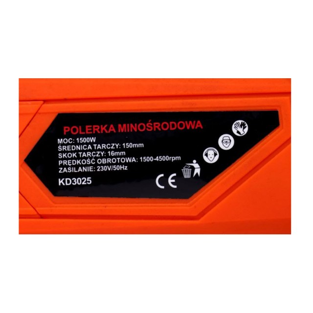 Ηλεκτρικός Έκκεντρος Αλοιφαδόρος 1500 W Kraft&Dele KD-3025