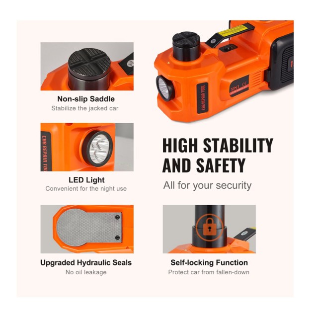 Ηλεκτρικός Υδραυλικός Γρύλος Ανύψωσης Αυτοκινήτου 5 Τόνων 12V με Αν... Ηλεκτρικός Υδραυλικός Γρύλος Ανύψωσης Αυτοκινήτου 5 Τόνων 12V με Αν...