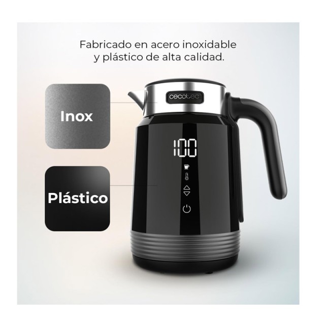 Ηλεκτρικός Βραστήρας 1.7 Lt Cecotec Thermosense 600 Touch Black CEC-01748