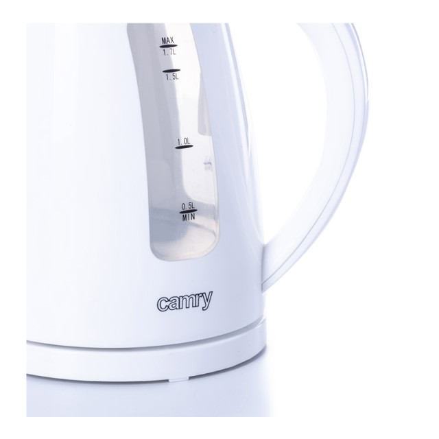 Ηλεκτρικός Βραστήρας 1.7 Lt Χρώματος Λευκό Camry CR-1255w