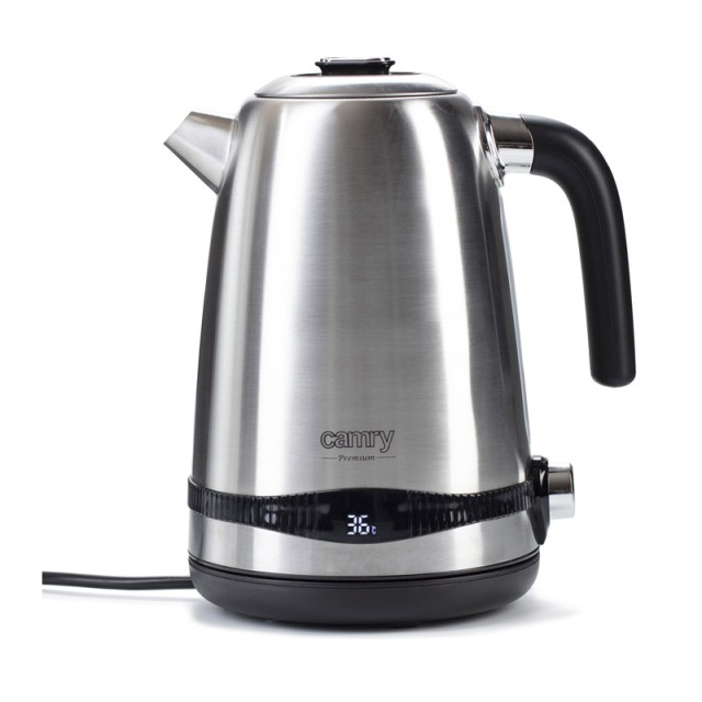 Ασύρματος Ηλεκτρικός Βραστήρας από Ανοξείδωτο Ατσάλι 1.7 Lt Camry C... Ασύρματος Ηλεκτρικός Βραστήρας από Ανοξείδωτο Ατσάλι 1.7 Lt Camry C...